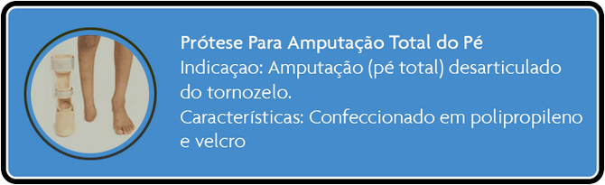 Prótese Para Amputação Total do Pé
