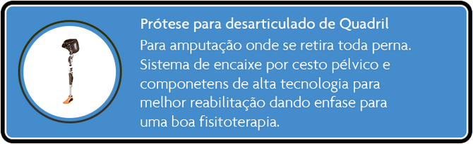 Prótese para desarticulado de Quadril