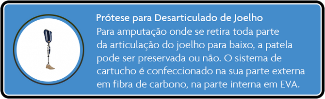 Prótese para Desarticulado de Joelho