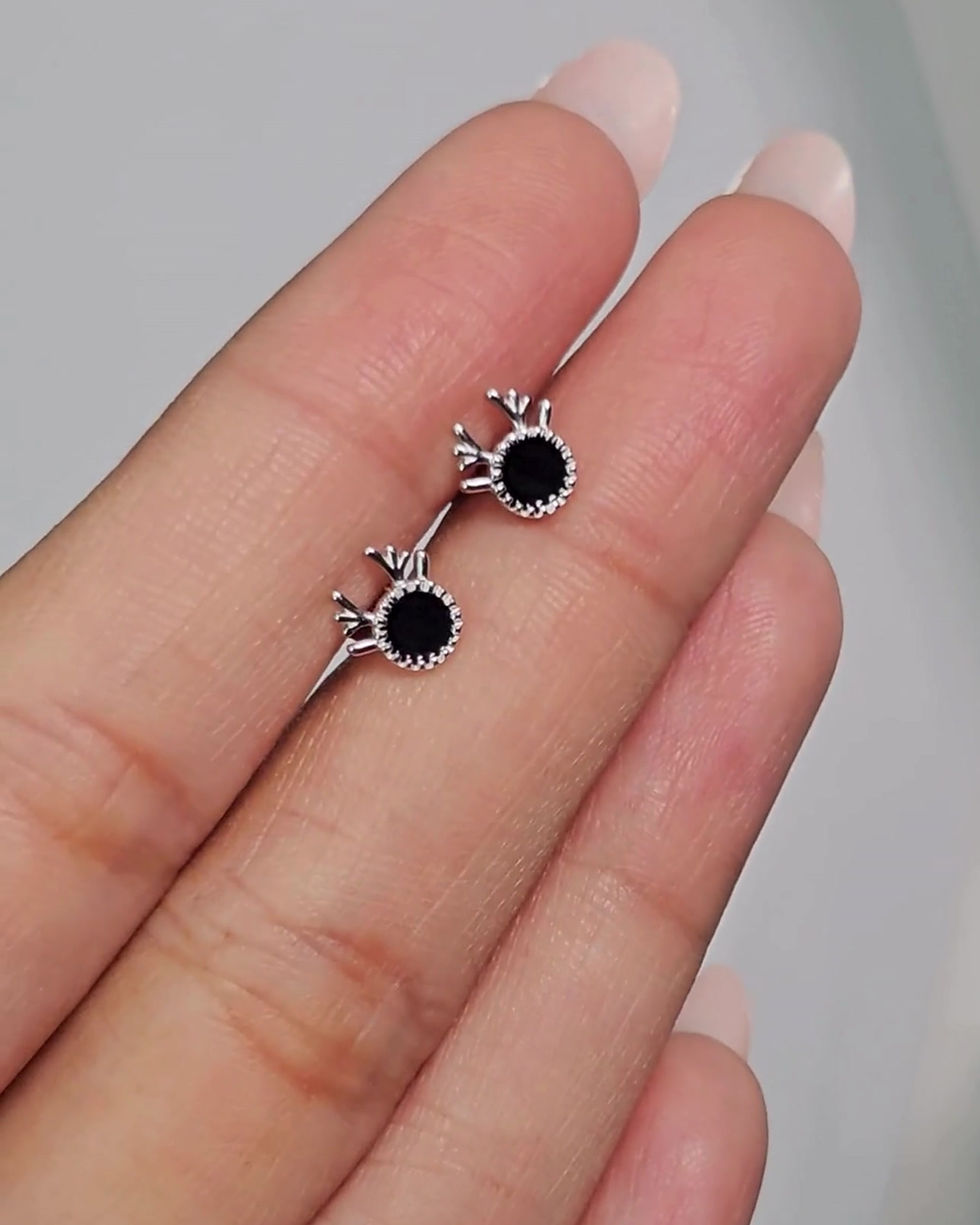Thumbnail: Christmas Silver Stud Earring