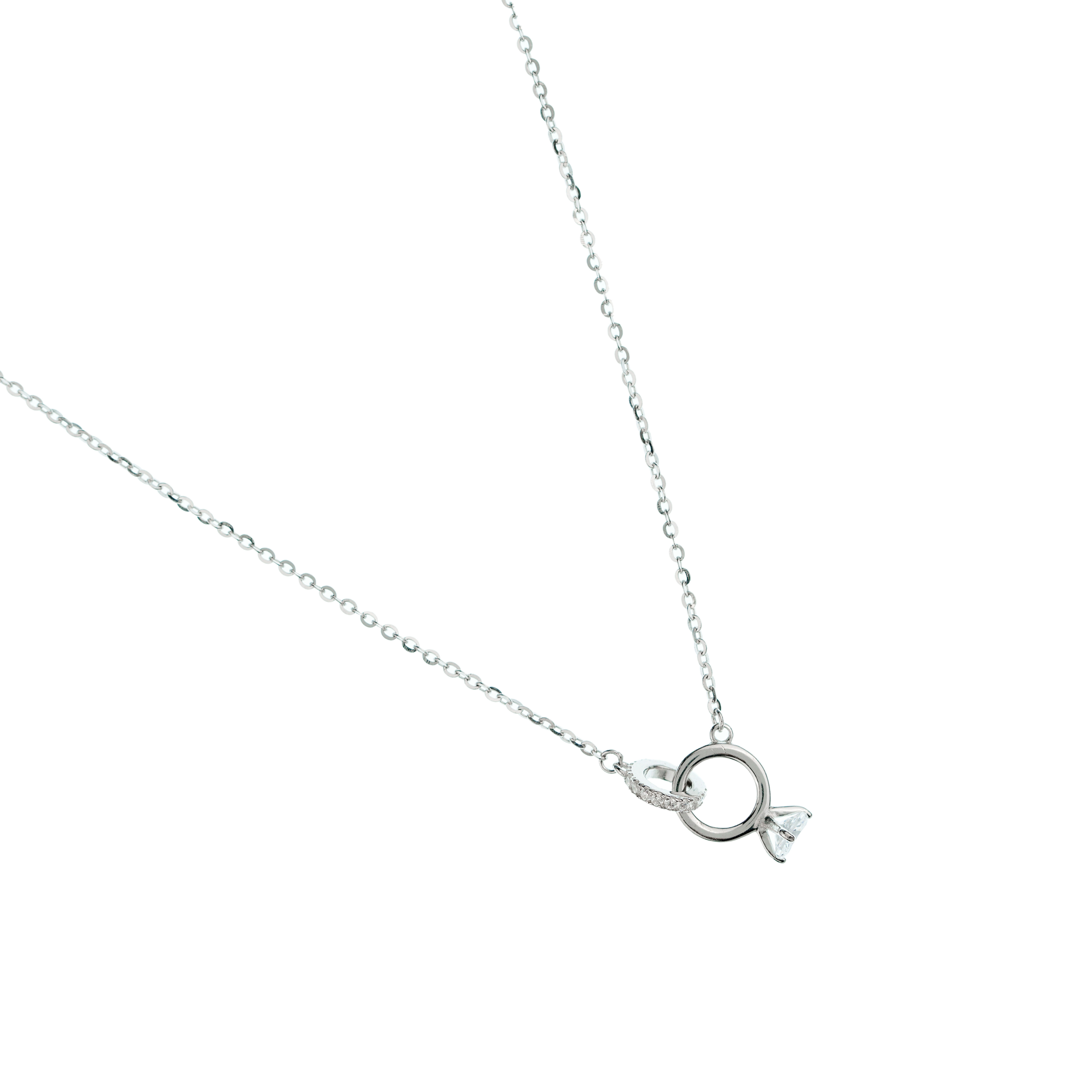 Forever Linked Silver Necklace