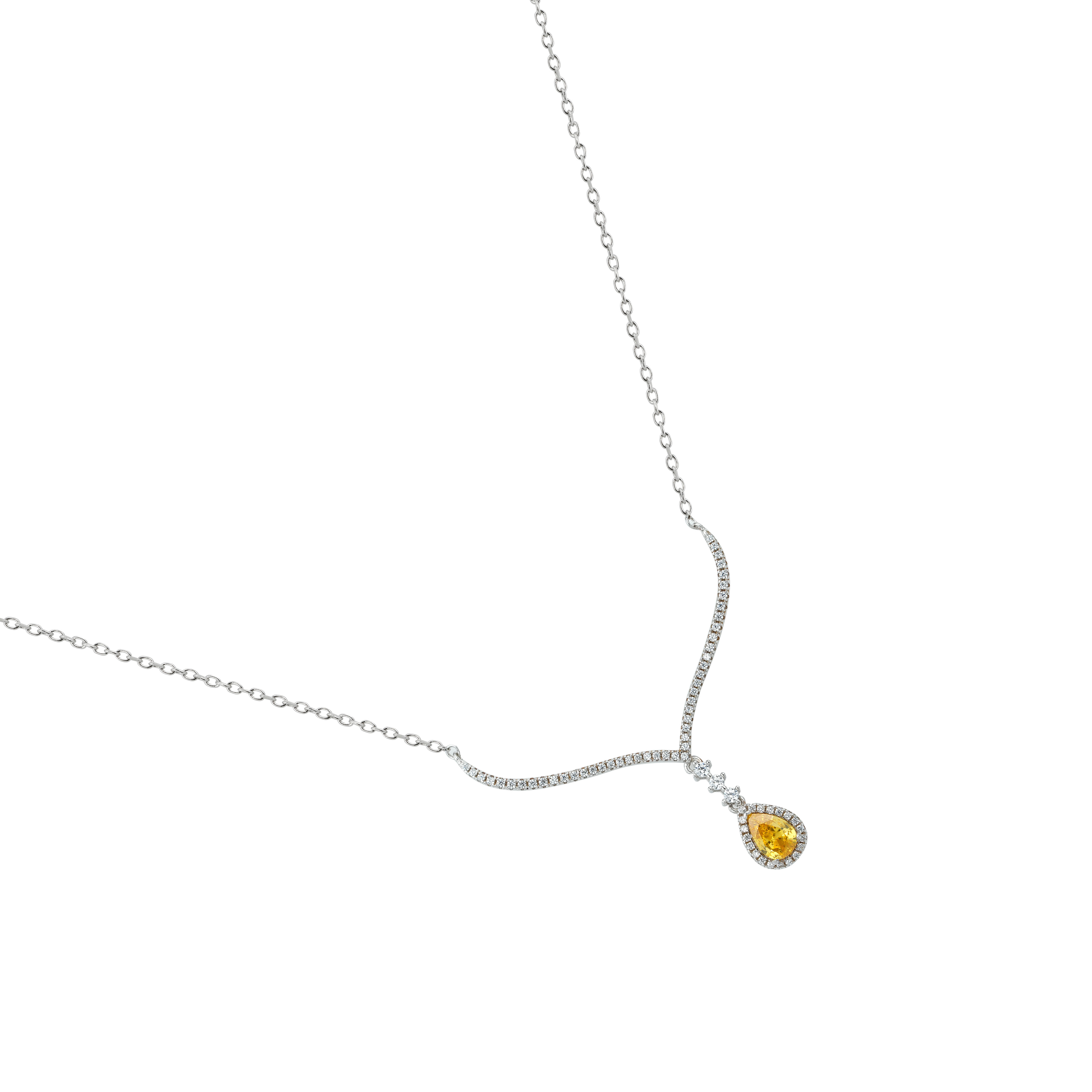 Timeless Sun Drop Diamond Necklace