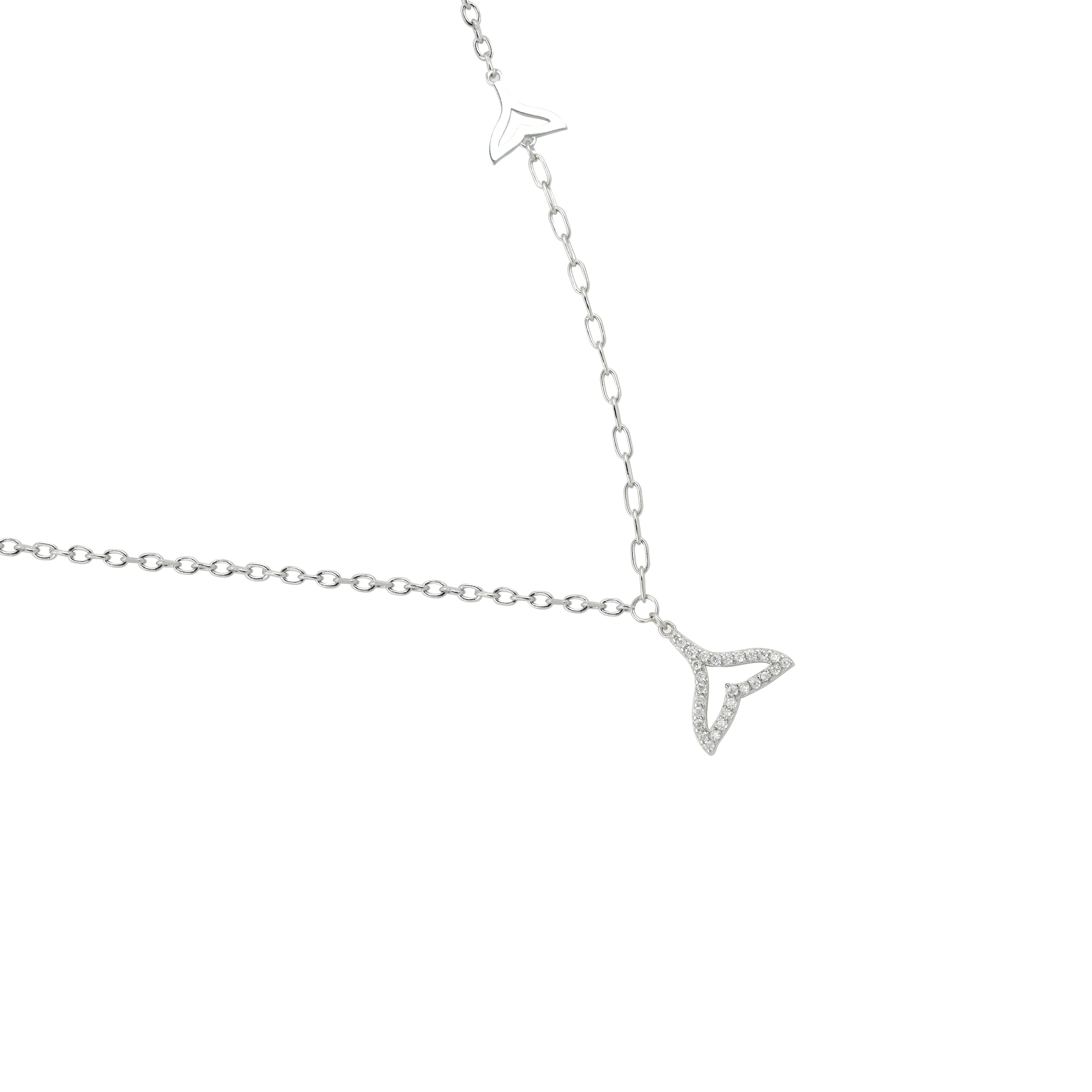 Tail Spark Diamond Necklace