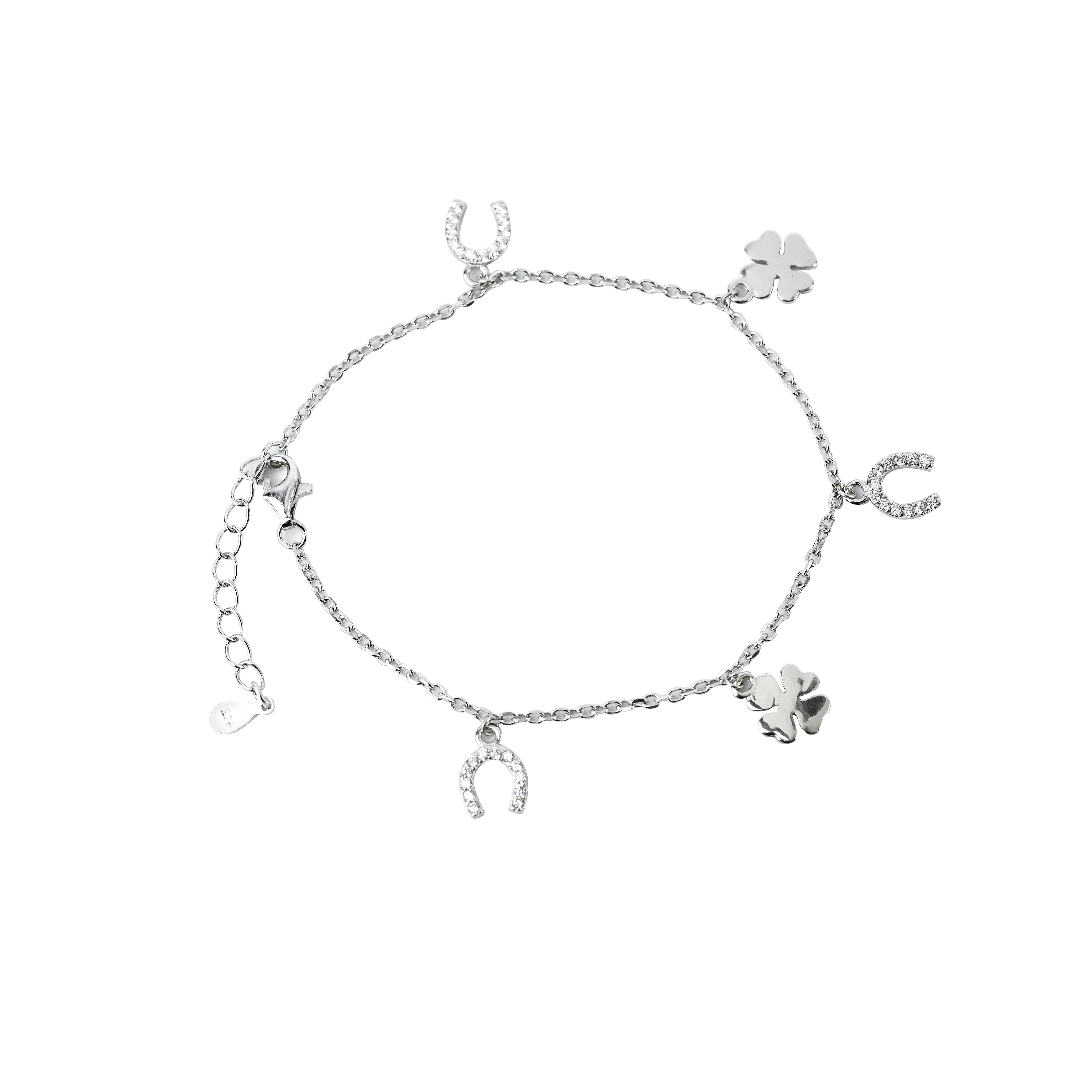 Lucky Charms Silver Bracelet