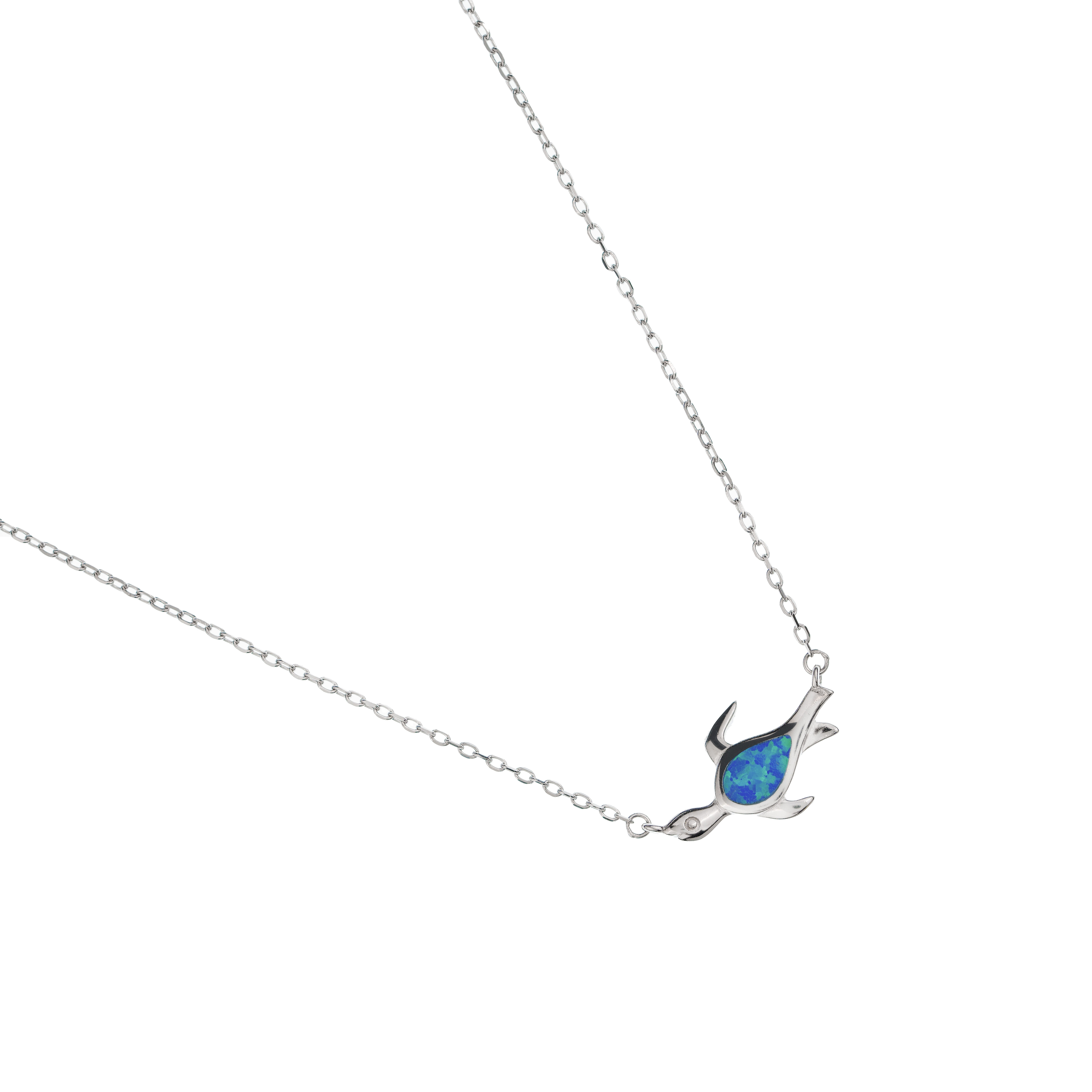 Opal Stone Turtle Necklace