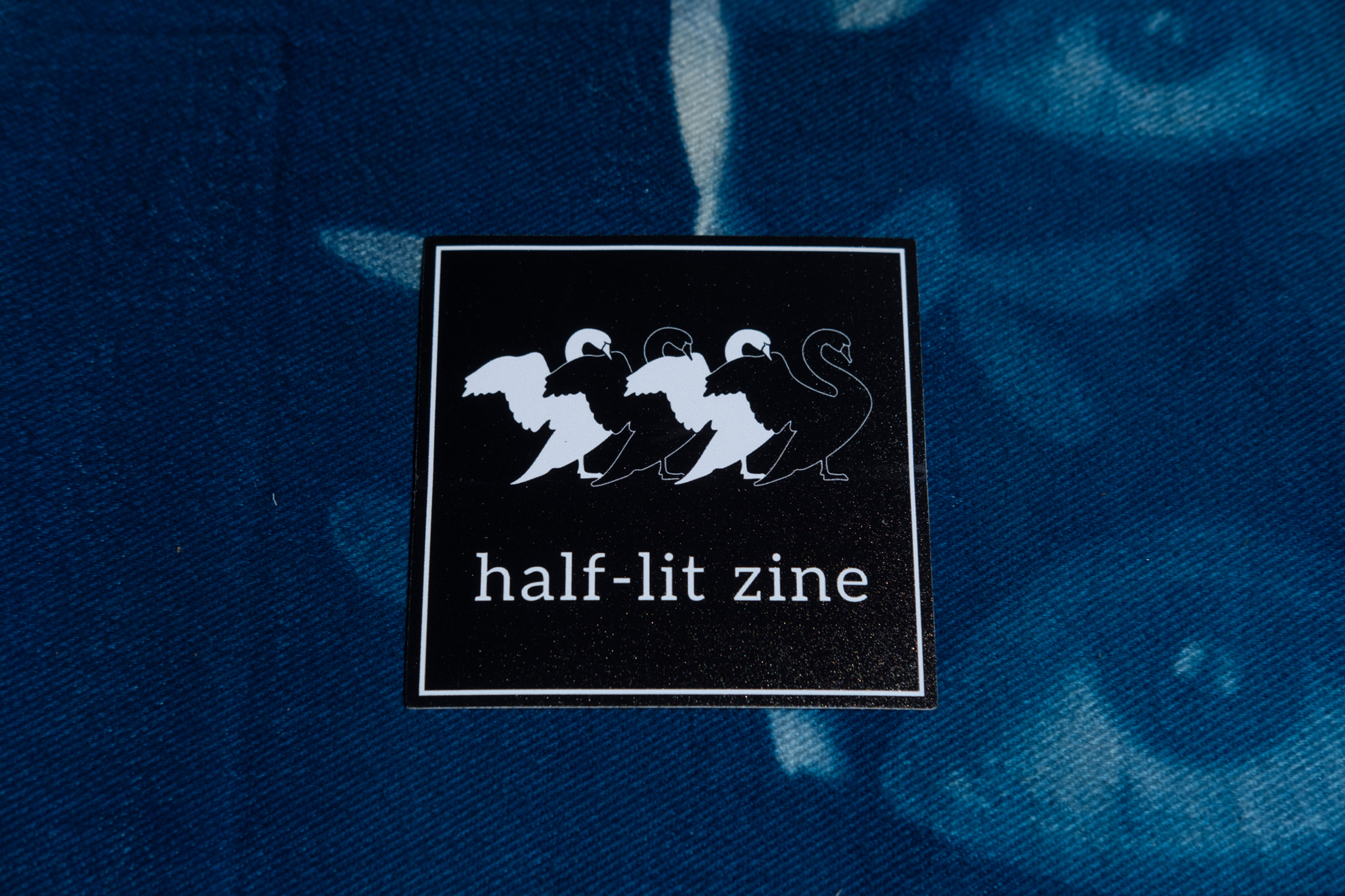 half-lit sticker