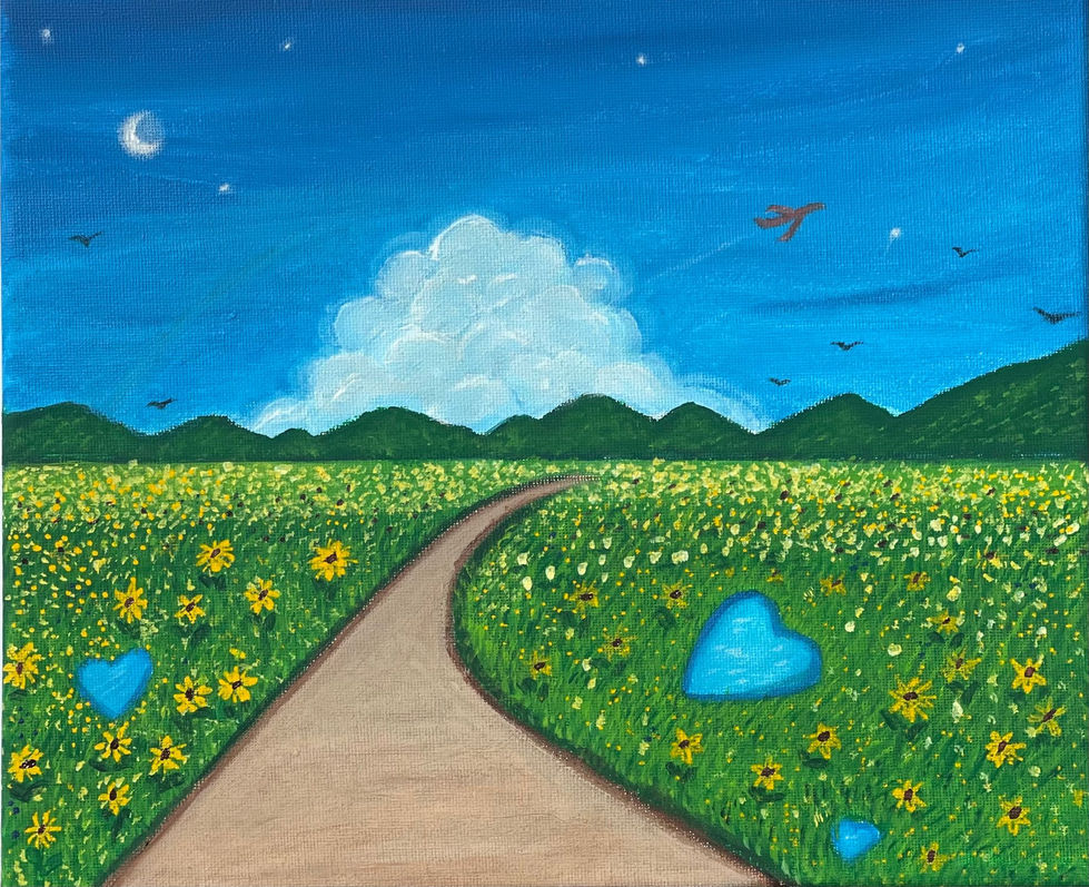 Fields of solitude | Acrylic