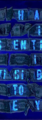 ROBERTA BISSOLI - THINK FREE (metallic torquoise) what is essential is invisible to the ey
