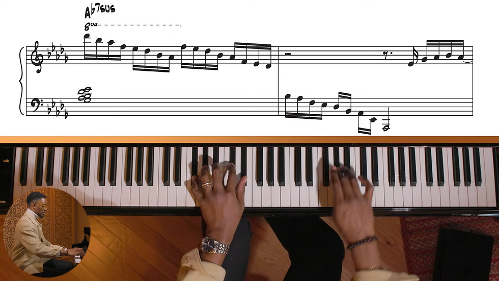 Sus chord voicings