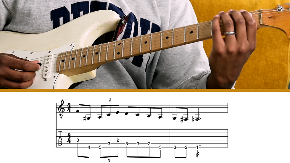 Jazz pivot arpeggio