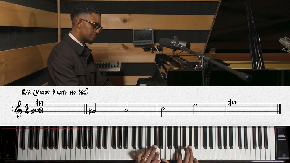 Finding new sounds for jazz piano planing