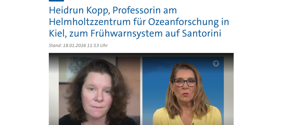 MULTI-MAREX in the media: Tagesschau and Deutschlandfunk