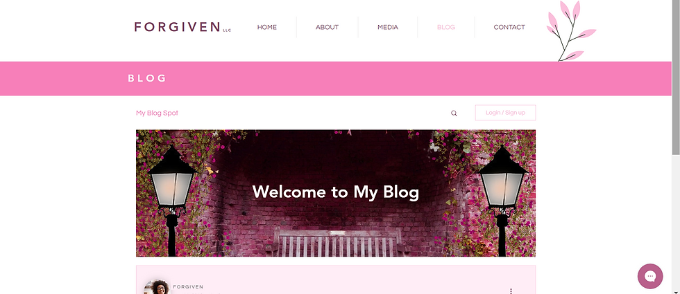 Thumbnail: "Her Ministry" Website Template