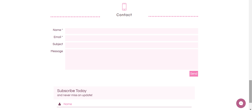 Thumbnail: "Her Ministry" Website Template