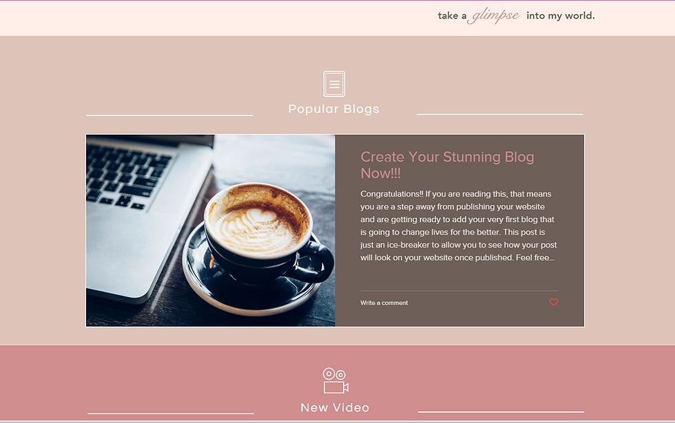 Thumbnail: Blessed Life Website Template