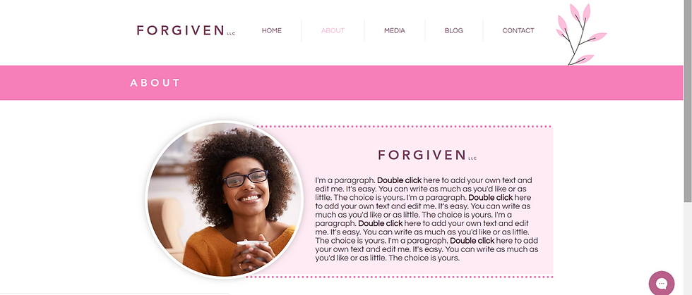 Thumbnail: "Her Ministry" Website Template
