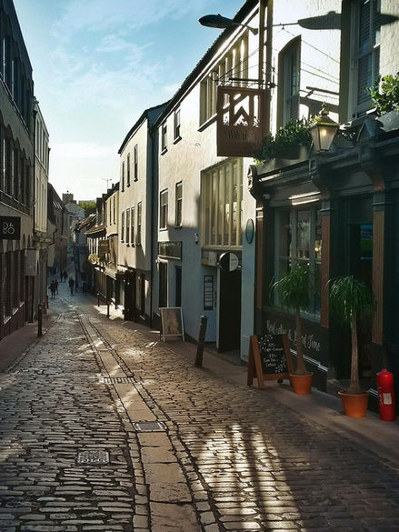 Norwich cobbled Streets