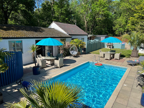 Pool area