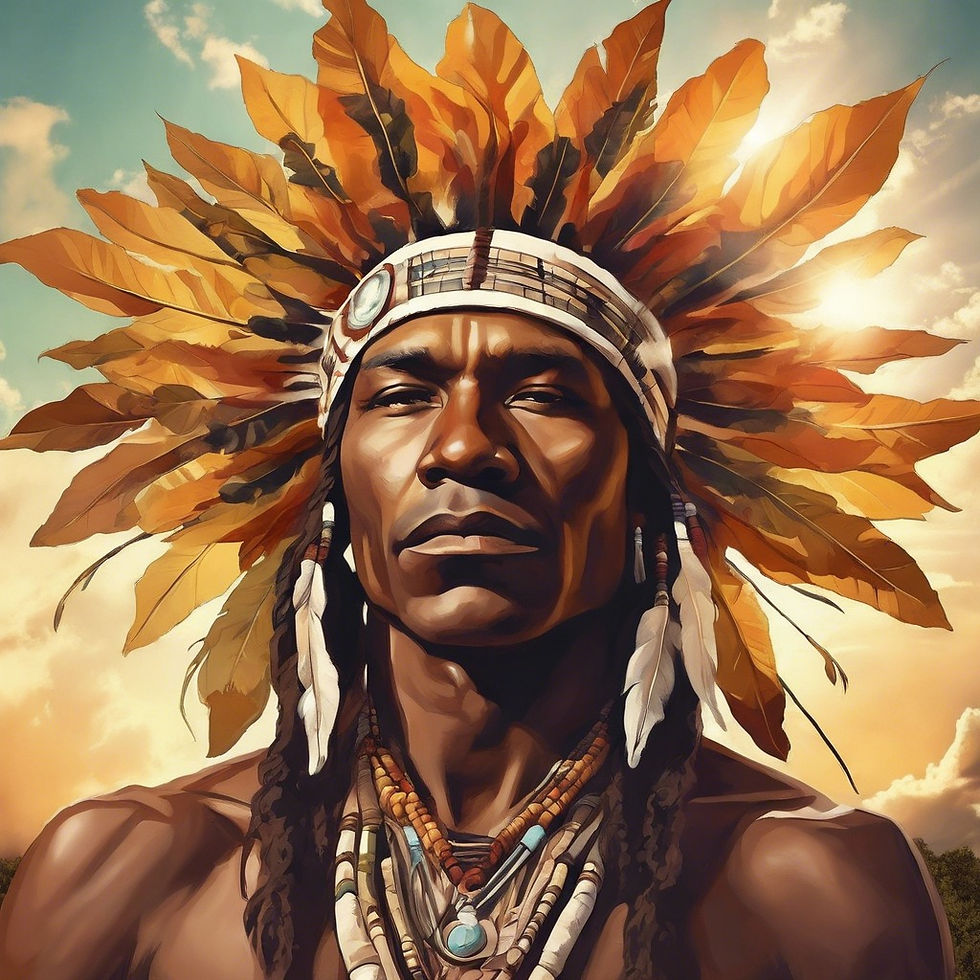 black man creative spirit father nature blossoming abundance sunlight native american tob