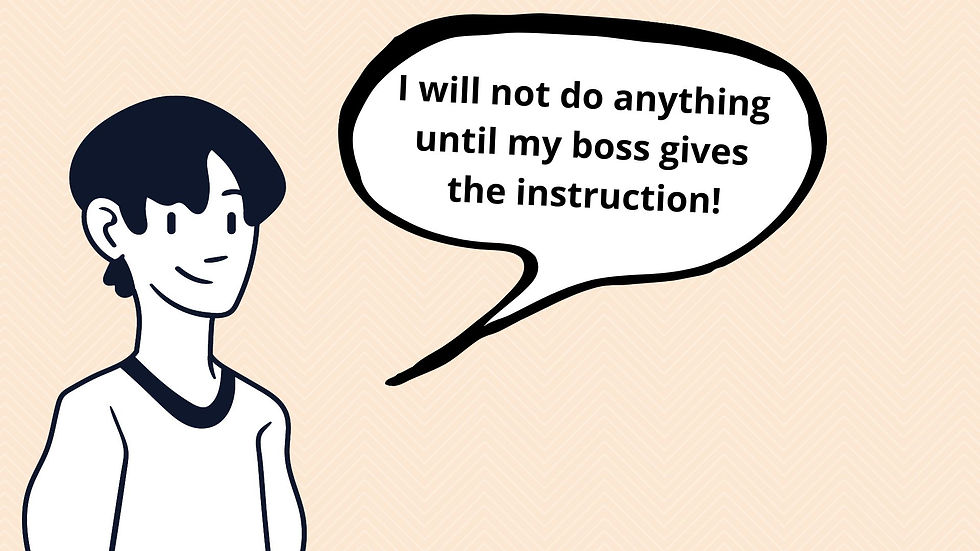 Issue with employee mindset