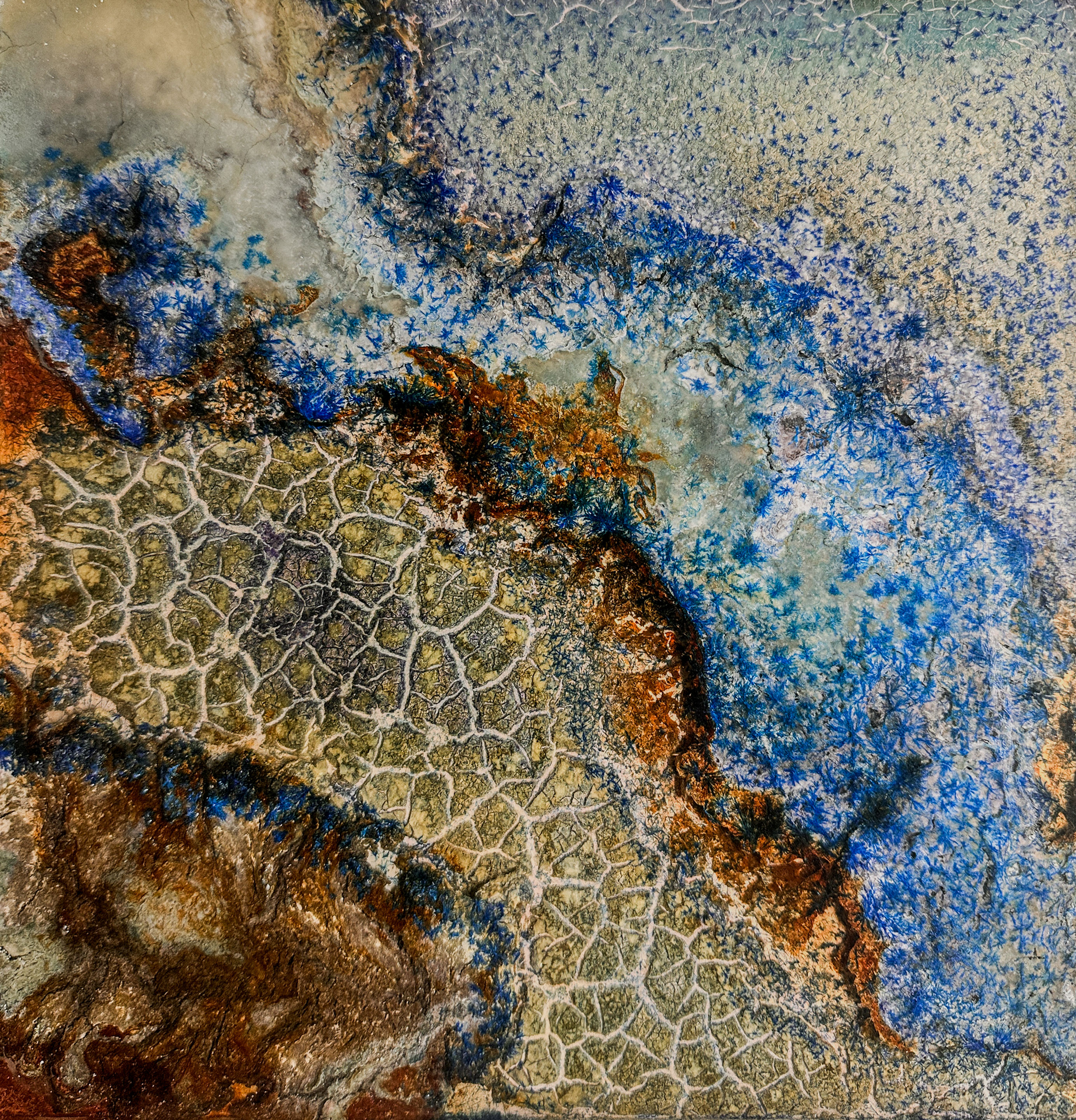 Yellowstone - Blue Desert ¦ 25 x 25 cm
