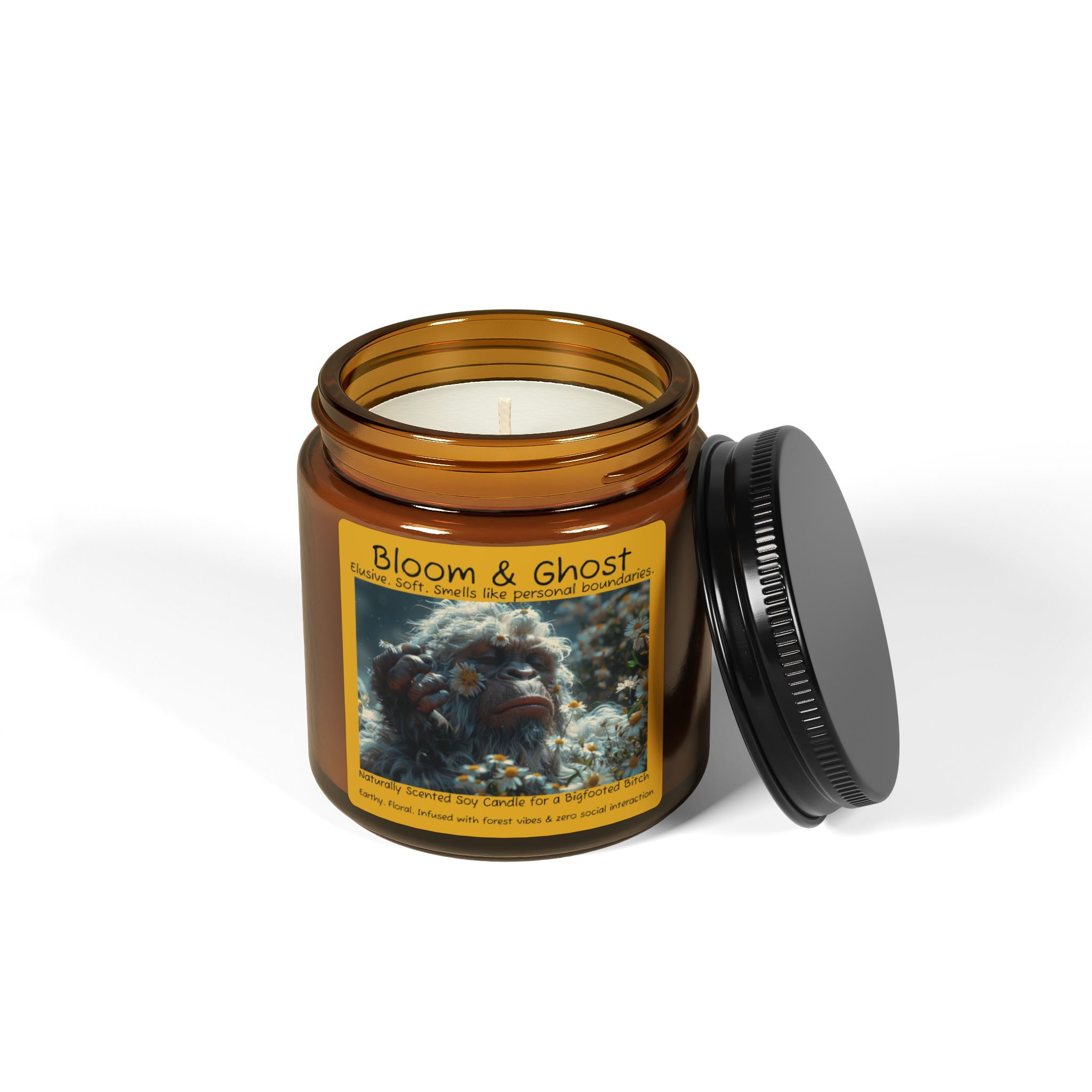 Bloom & Ghost like Bigfoot Soy Candle