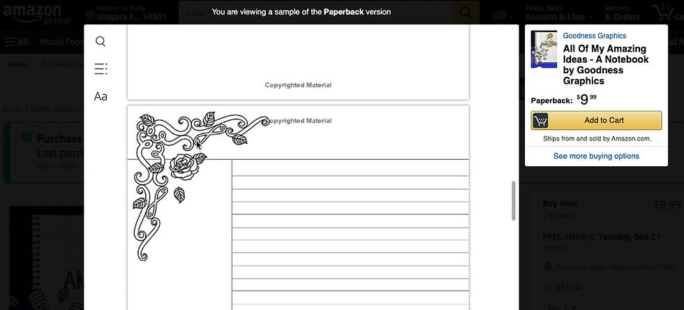 Thumbnail: All of my Amazing Ideas - A Notebook by Goodness Graphics