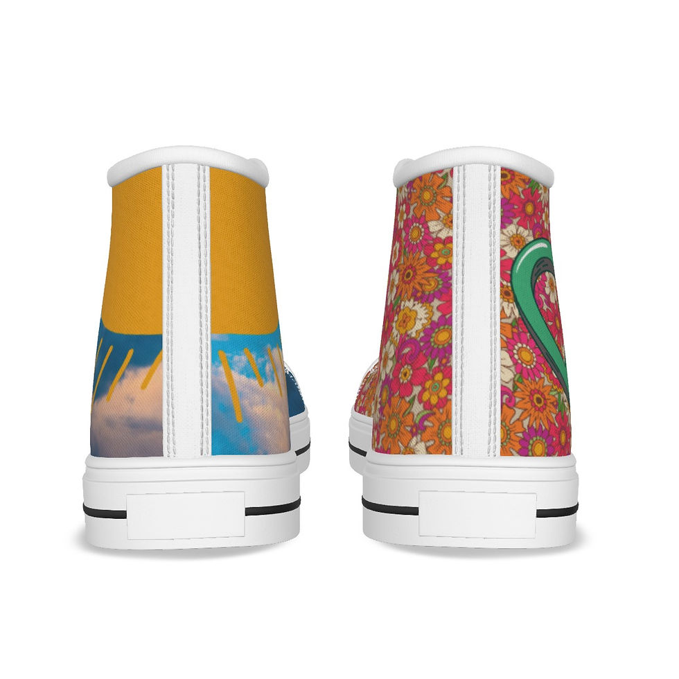 Thumbnail: Peace, Love & Reverie Canvas Sneakers