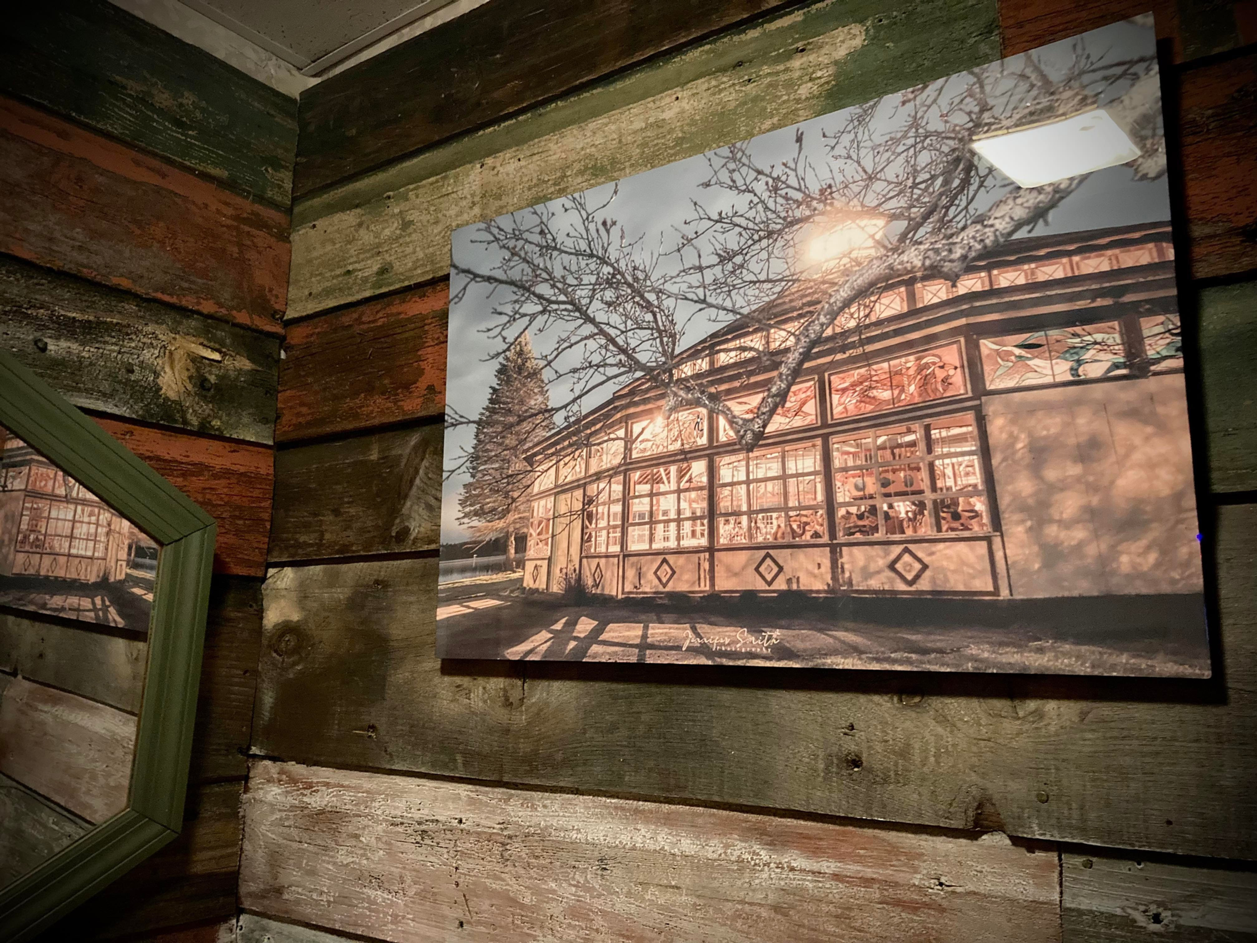 Sherman's Amusement Park Carousel, Night time