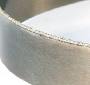 Diamant bestreute Sägebänder