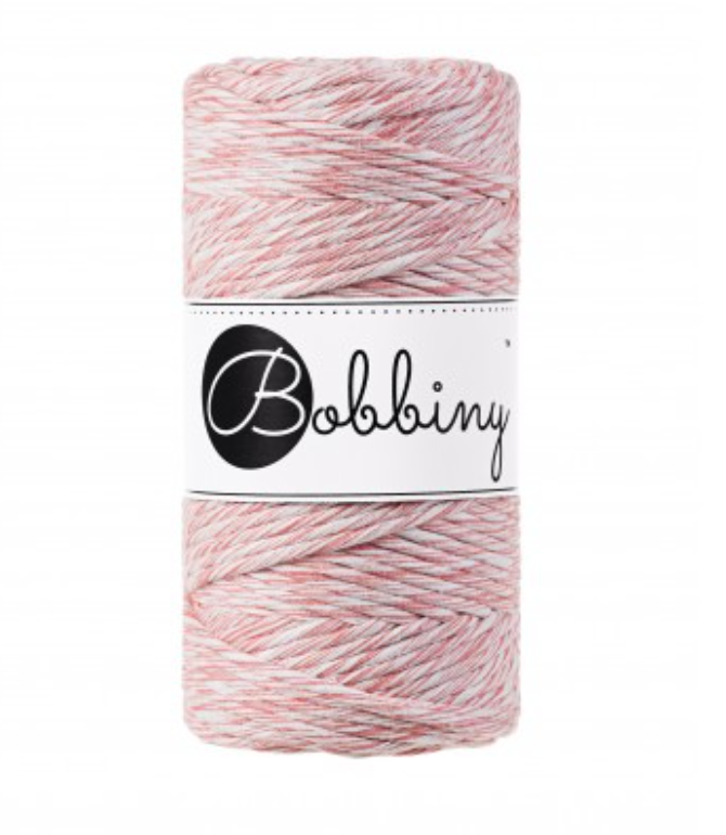 3 mm Bobbiny Makramee Strawberry