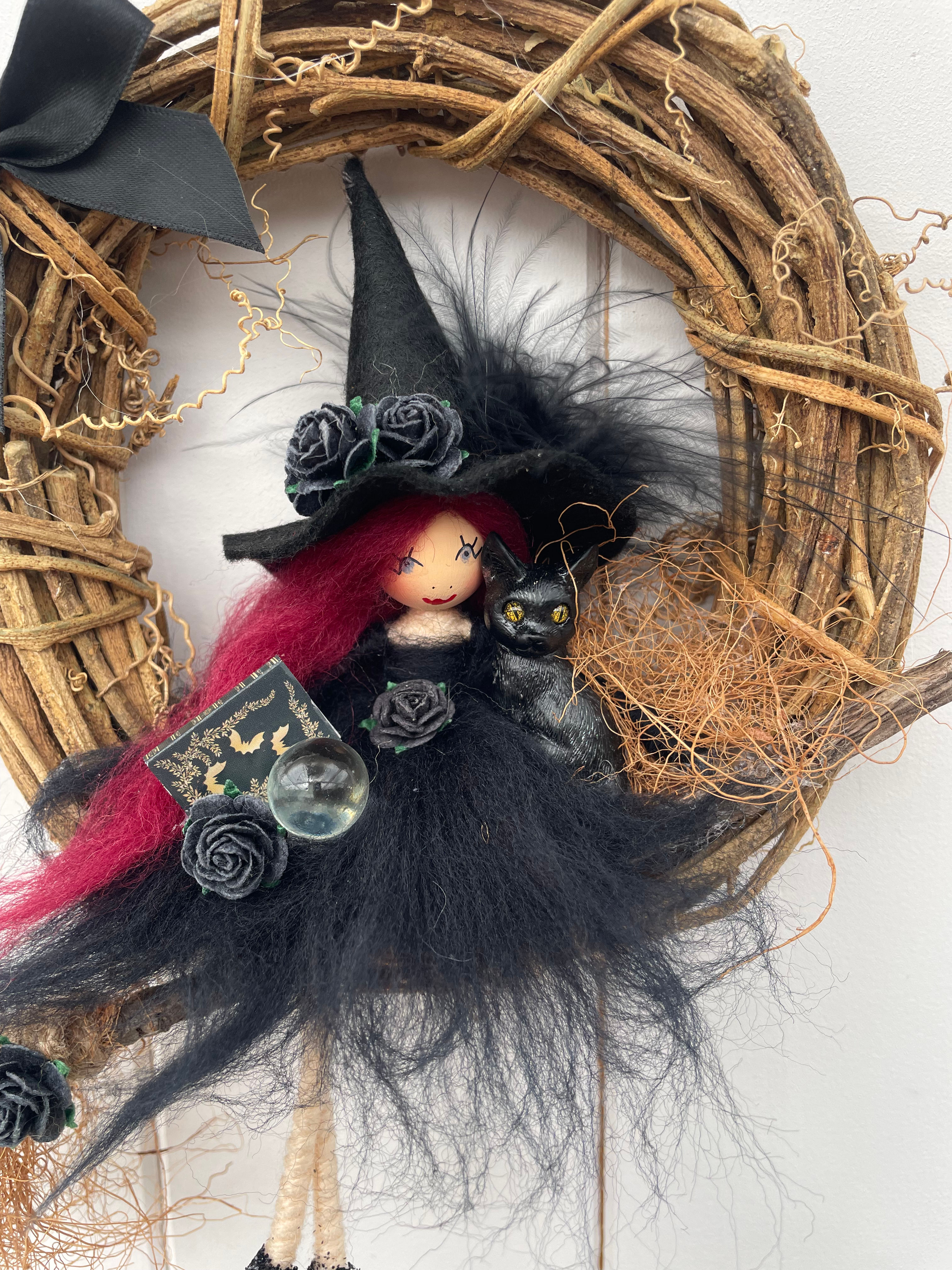 Lapis Lu’s Fairy Wonderland…Sally & Mr Tom Sitting On A Wreath ..