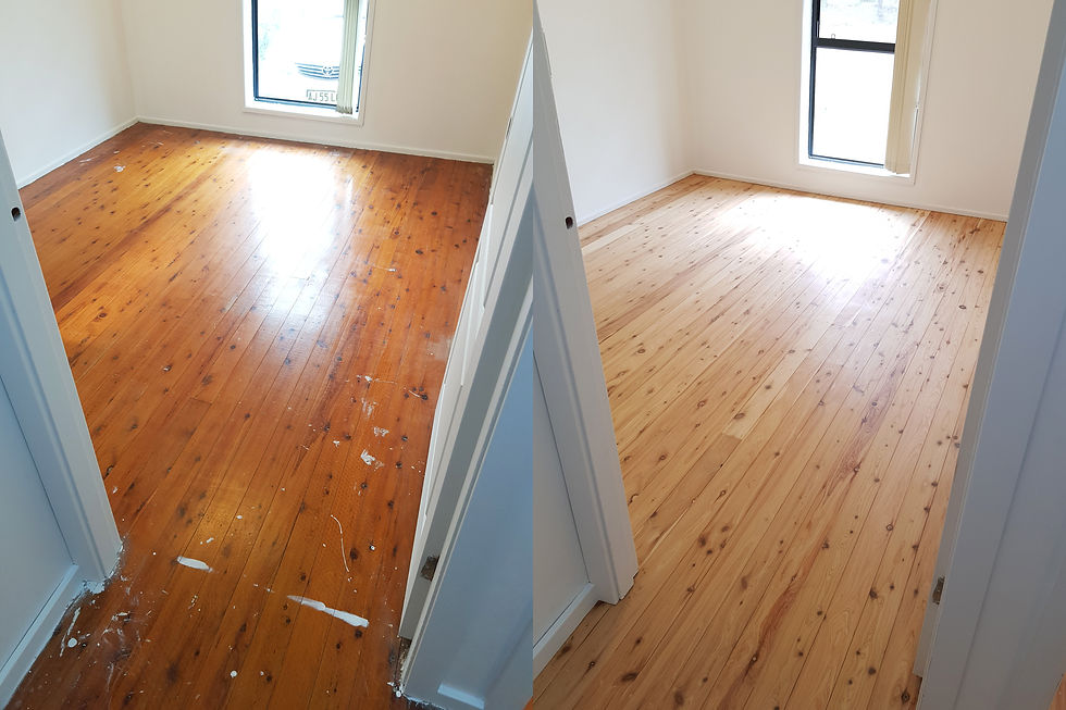 AFS Before and After Water base Bedroom