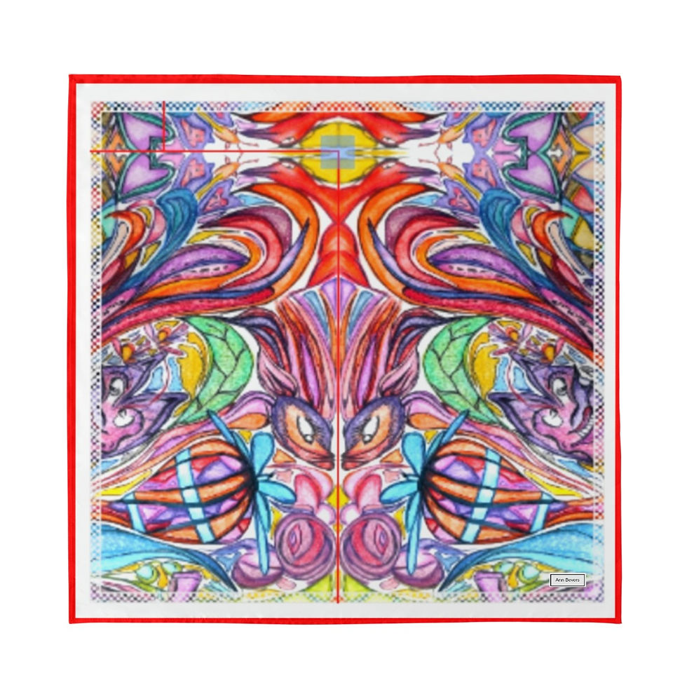 Thumbnail: All-Over Print Unisex Silk Bandana