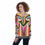 Thumbnail: All-Over Print Women's Off-Shoulder Sweatshirt