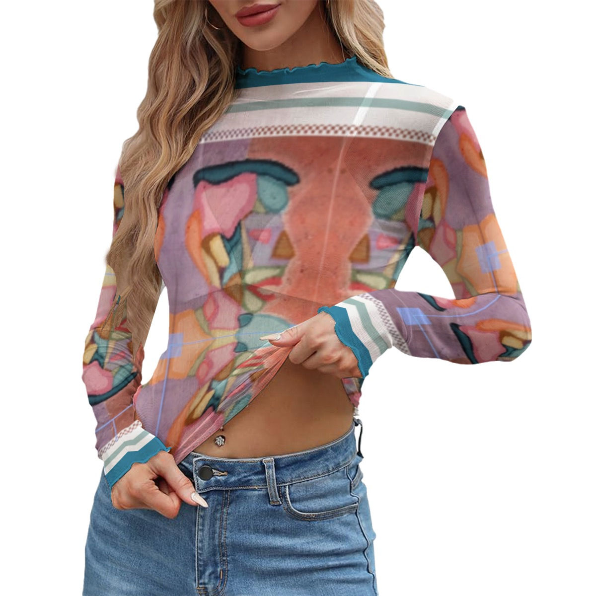 All-Over Print Women's Mesh T-shirt