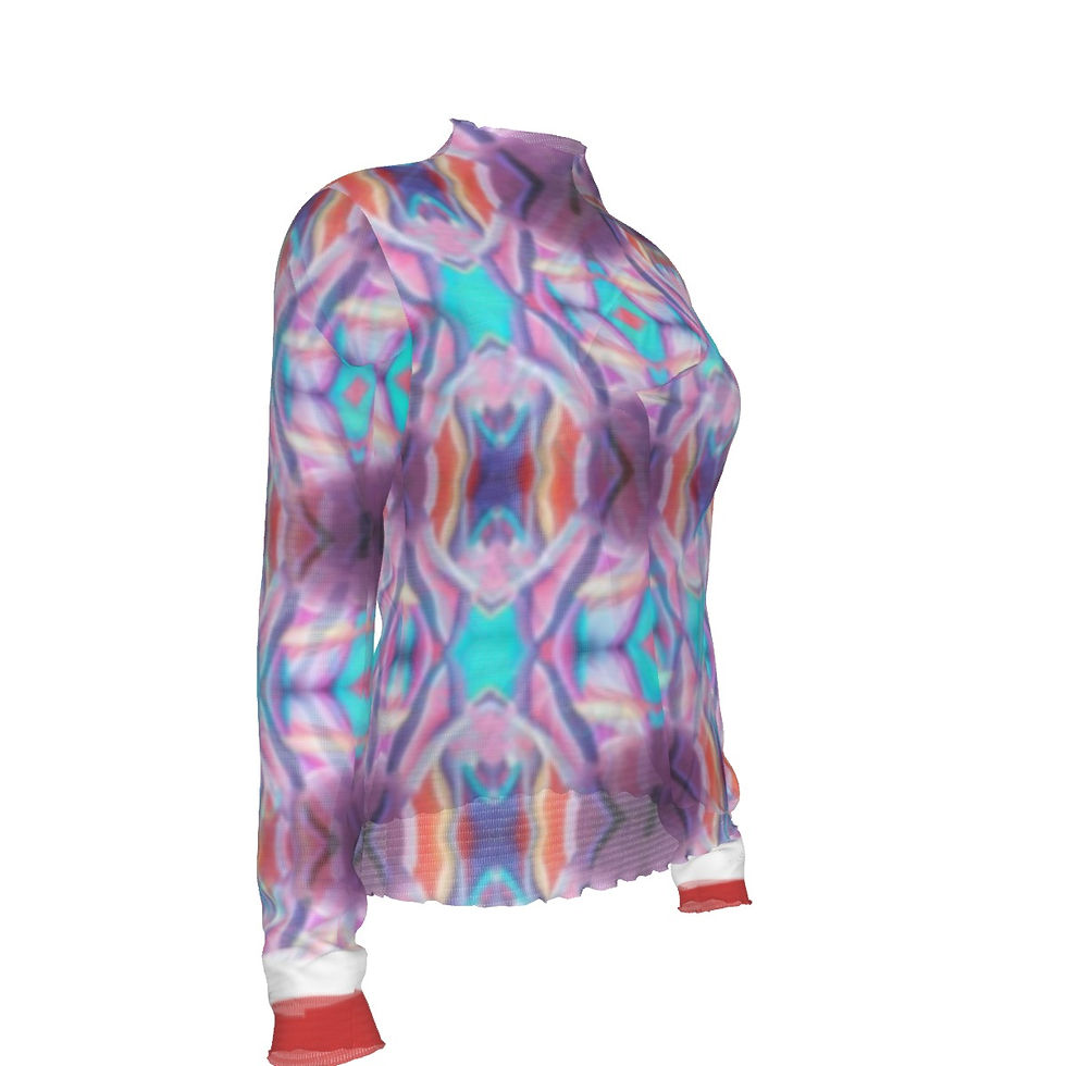 Thumbnail: All-Over Print Women's Mesh T-shirt