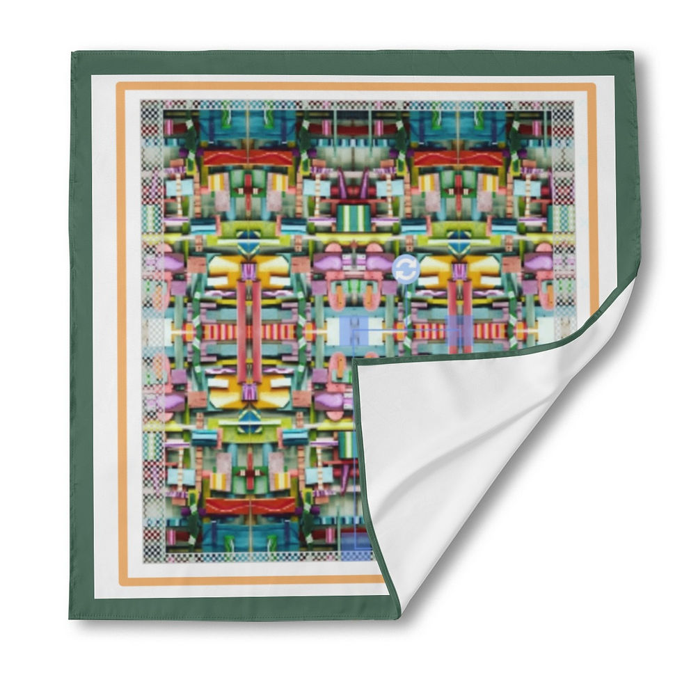 Thumbnail: All-Over Print Unisex Silk Bandana