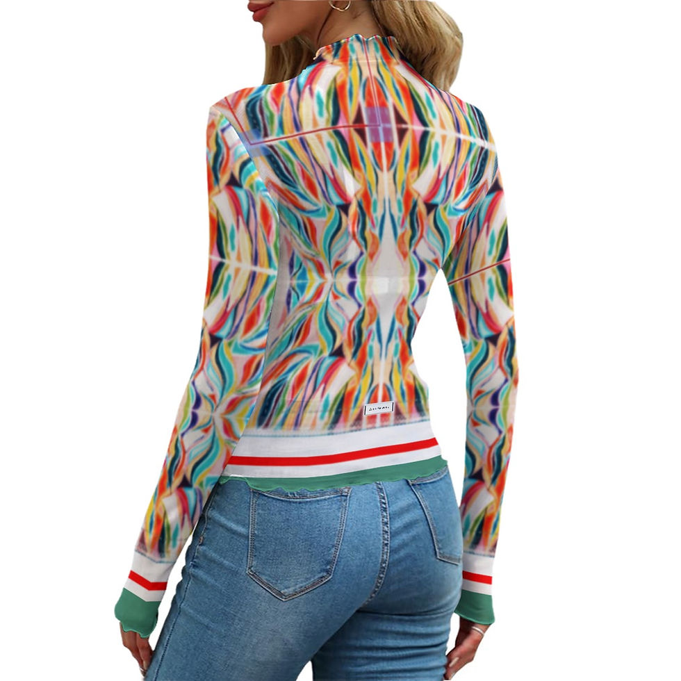 Thumbnail: All-Over Print Women's Mesh T-shirt