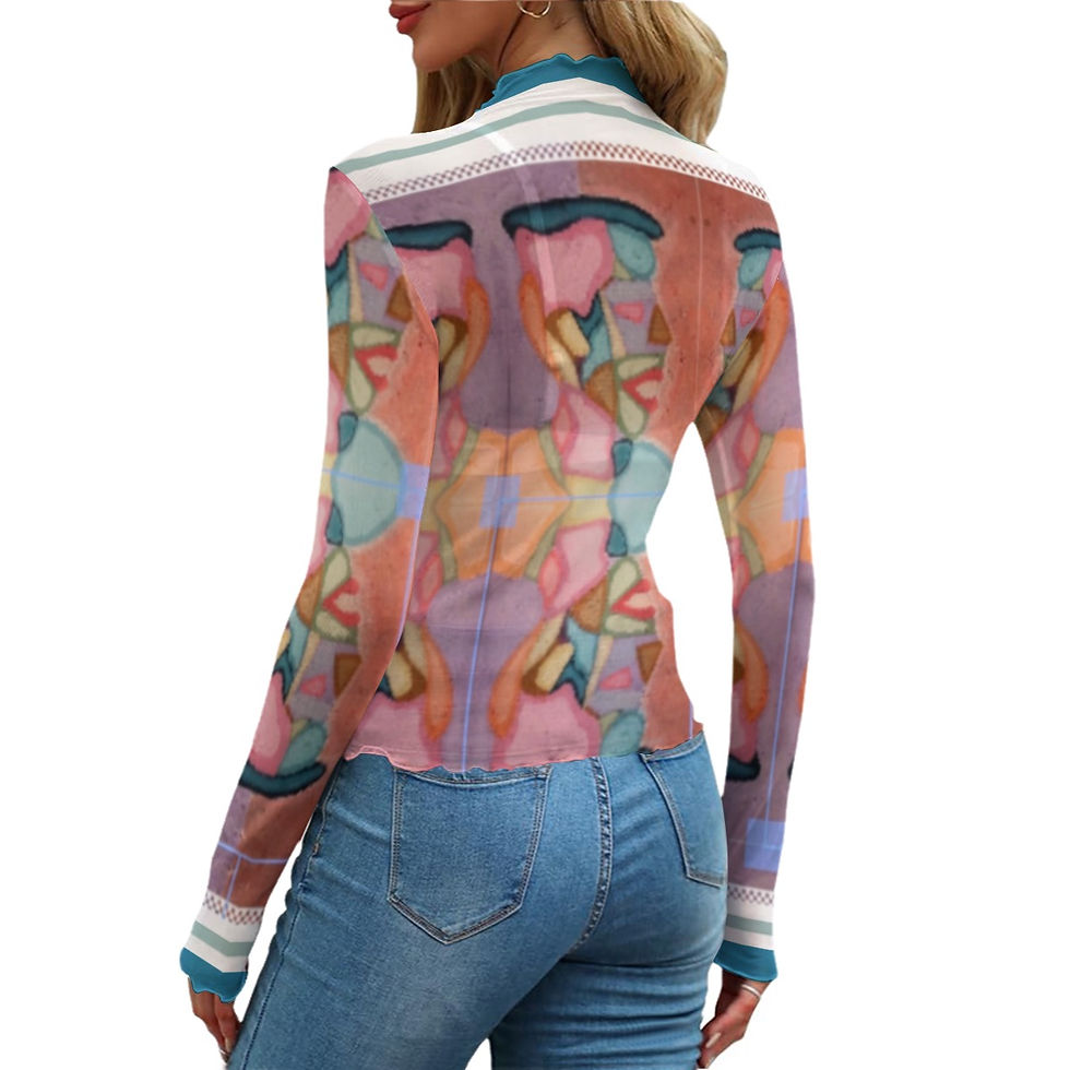 Thumbnail: All-Over Print Women's Mesh T-shirt