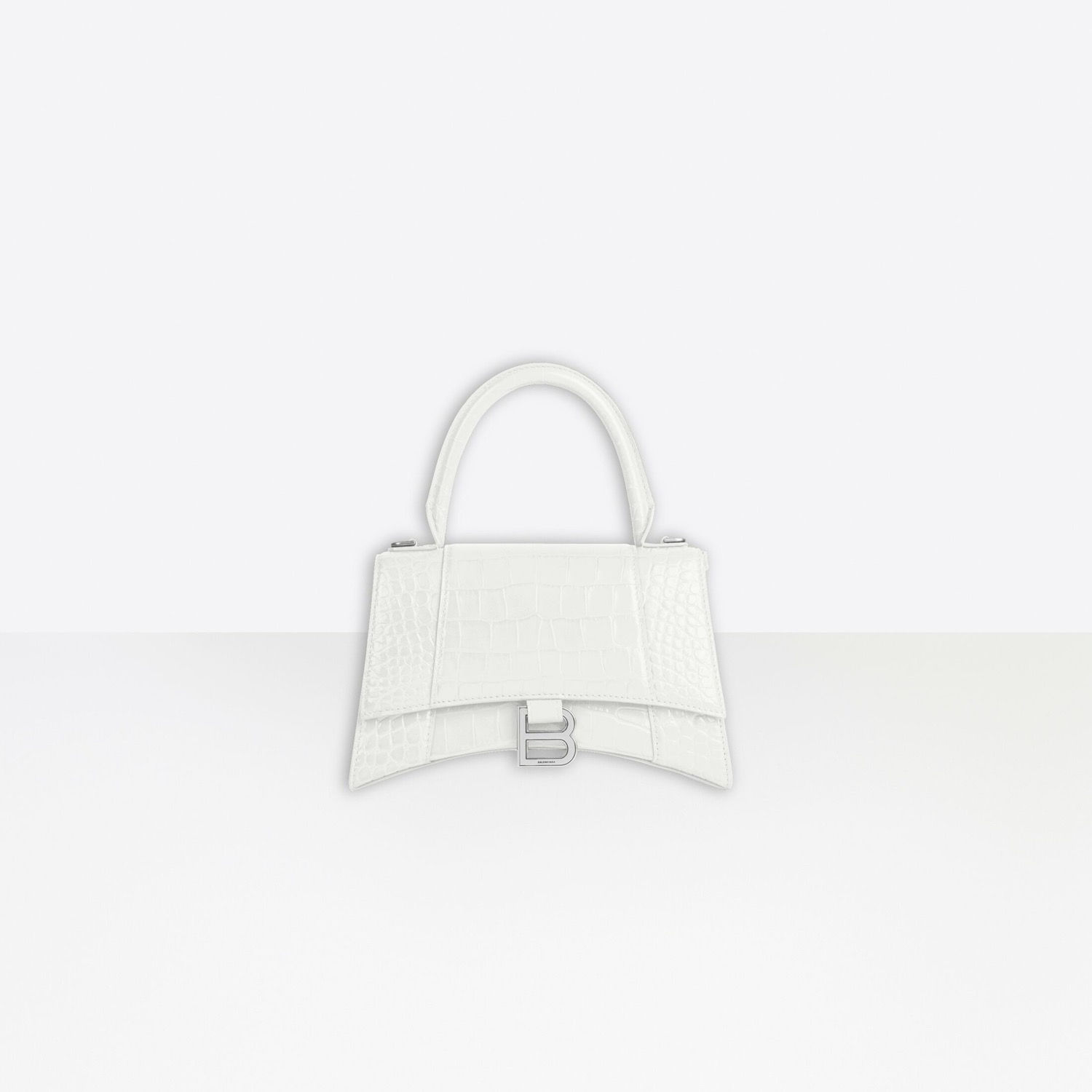 BALENCIAGA HOURGLASS HANDLE BAG CROCODILE