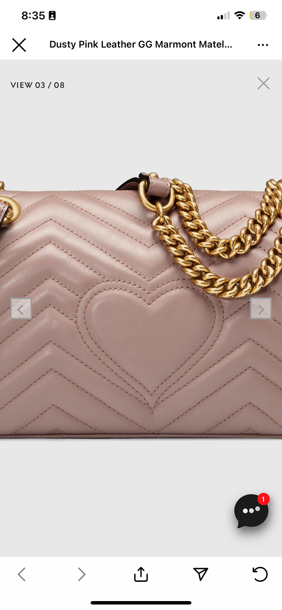 Thumbnail: Marmont Small Shoulder Bag
