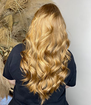 Langes Blondes dickes Naturhaar