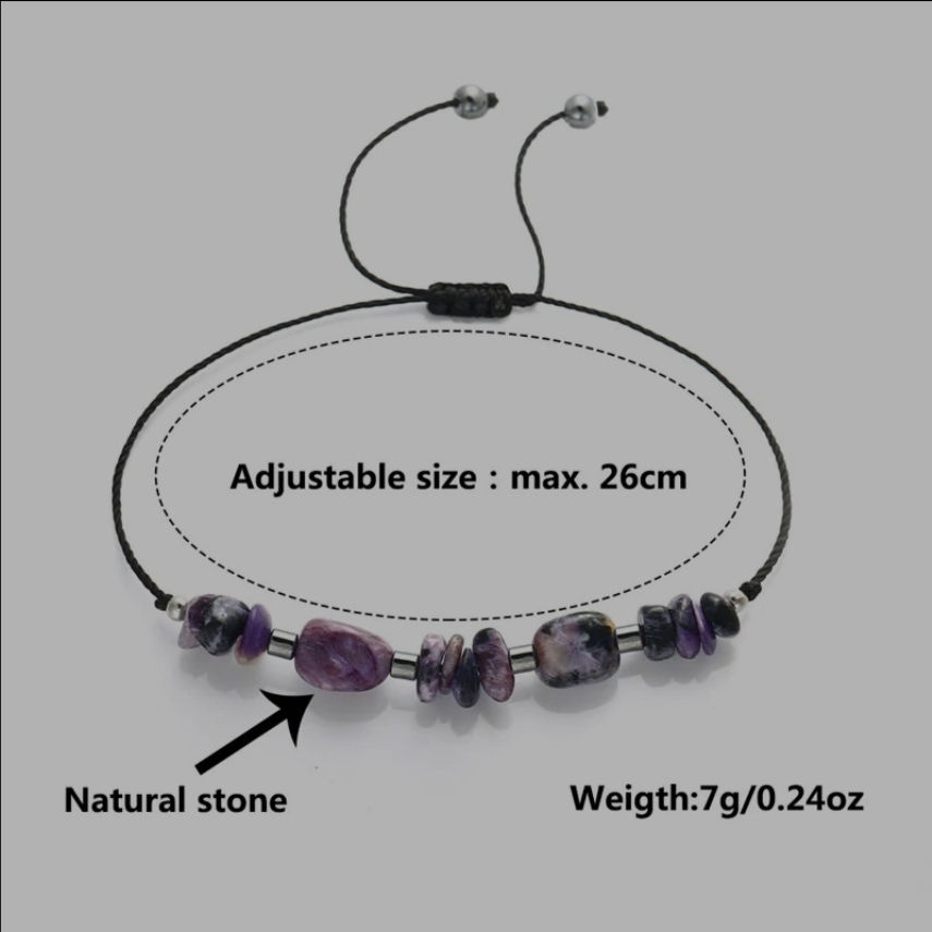 Miniaturbild: Live In The Moment Adjustable Crystal Bracelet