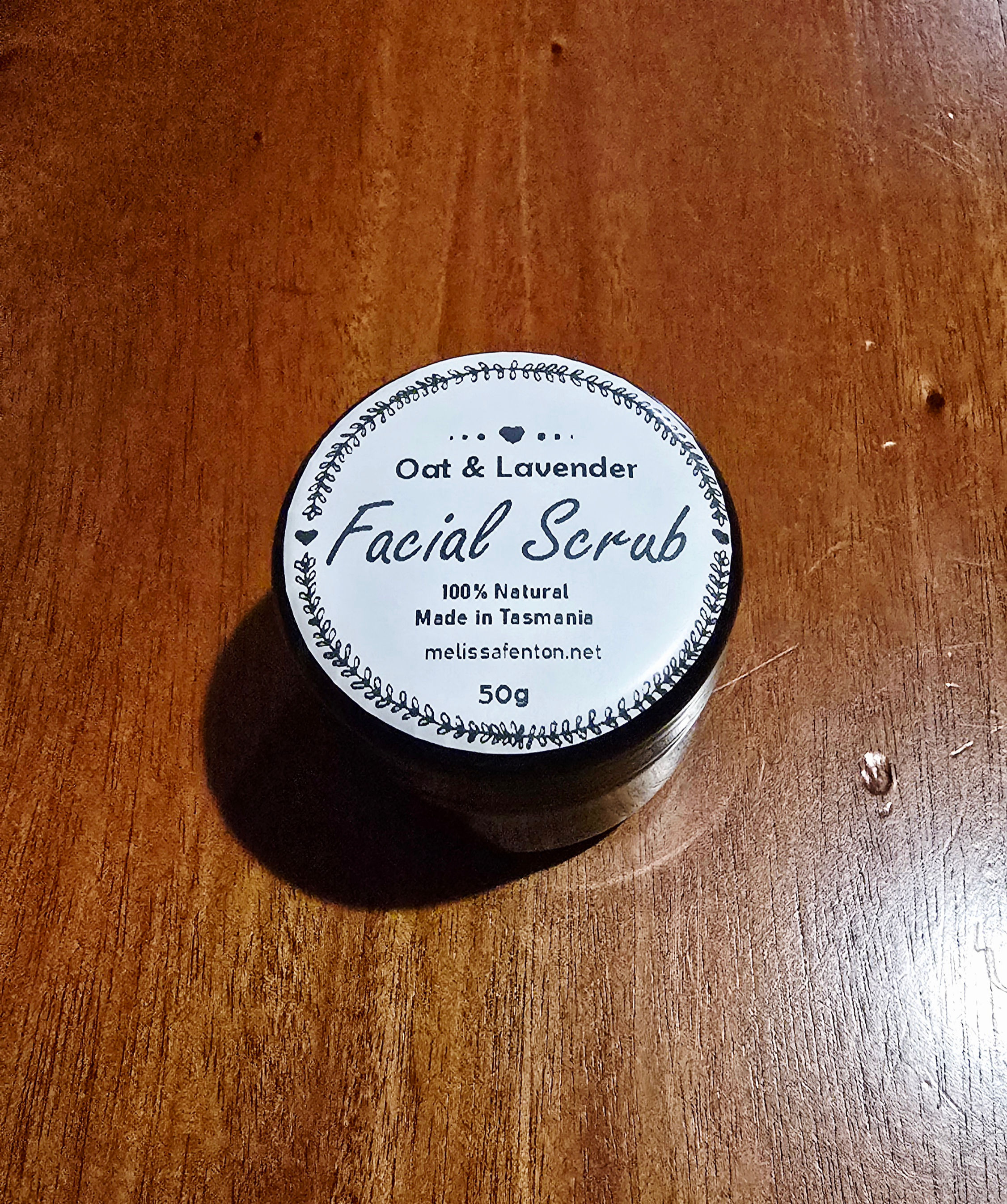 Oat & Lavender Natural Face Facial Scrub