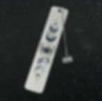 Miniature : Moon Phase Silver Metal Bookmark