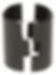 Black Plastic Split Sleeves