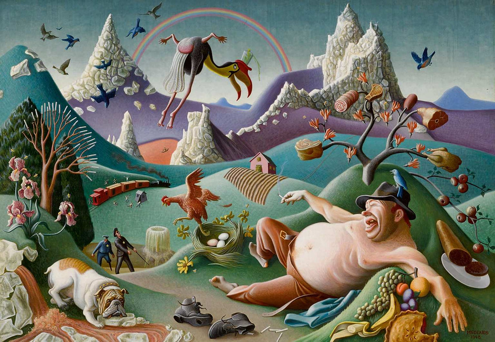In The Big Rock Candy Mountains, Roger Medearis, 1948