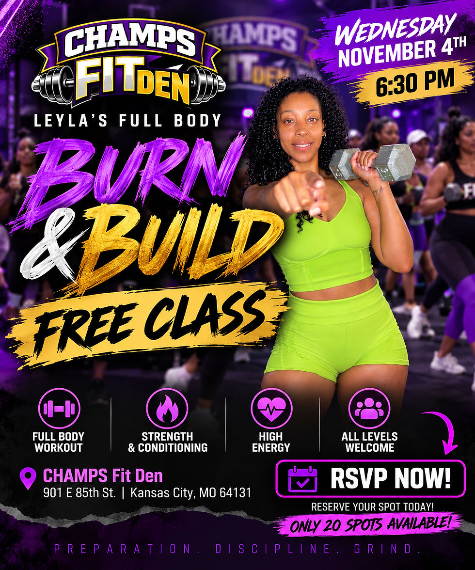 ‼️FREE ‼️ FULL BODY BURN & BUILD w/ Leyla 💪🏾