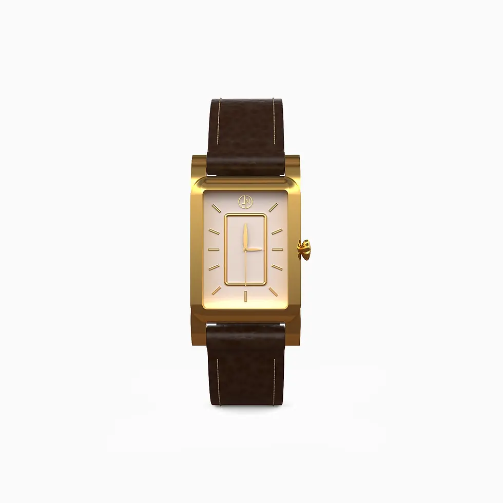 Ladinardò Classic Women's Watch Gold/Brown Leather